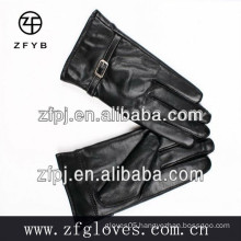 Fashion gentlemen wearing Leather Gloves